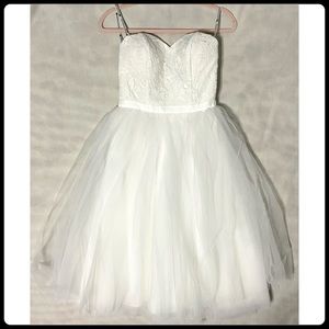 White Bridal Wedding Dress | Prom Dress | Formal Dress | Lace Dress